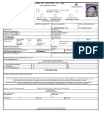 Formulario de Visa Blanca Ines