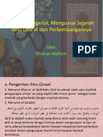 Mengenal, Menguasai Sejarah Ilmu Qira'at Dan Perkembangannya