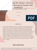 When Should We Obtain A Routine EEG While Managing People With Epilepsy Eng