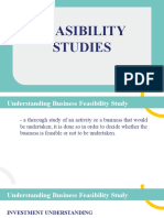 Feasibility Studies: Presenter: Imee G. Apostol