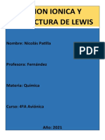 Union Ionica y Estructura de Lewis