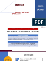 Semana 12 Pilares Del Cálculo Diferencial y Monotonia