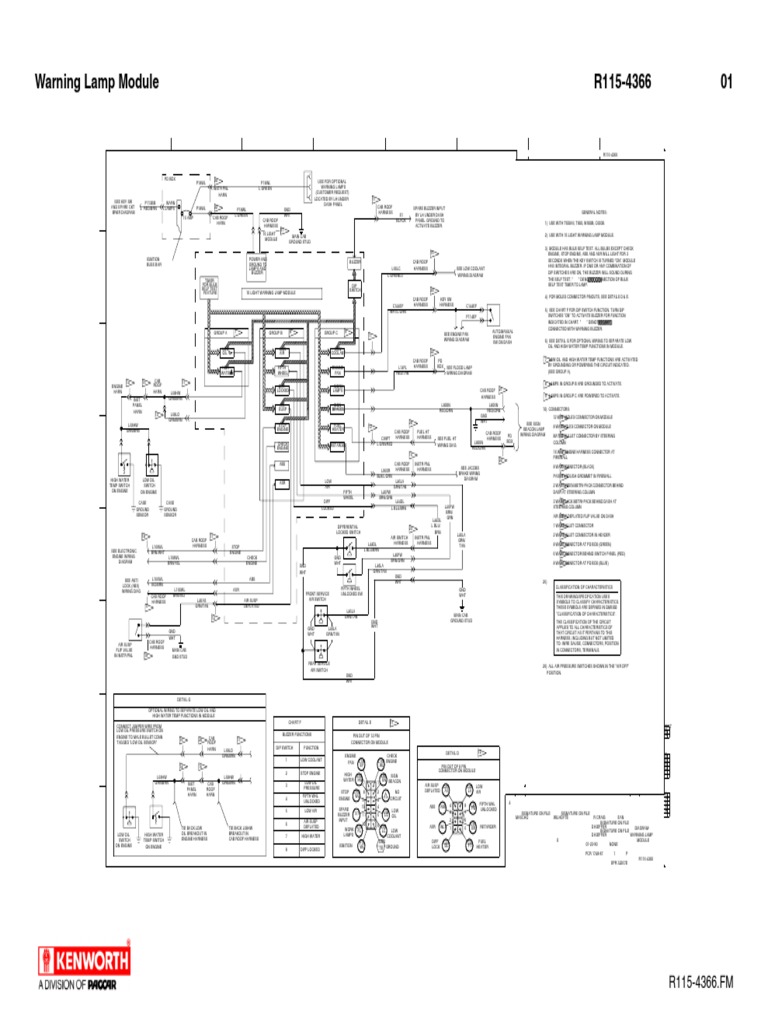 94 KW T600 Warning Lamp Module PDF Anti Lock Braking System Transport