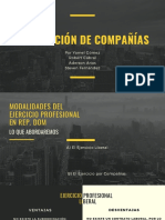 Costitución de Compañías