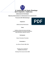 Análisis e Informe de Lectura Organización Basada en Procesos