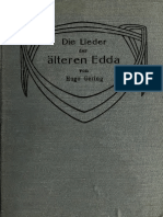 Hugo Gering - Die Lieder Der Aelteren Edda