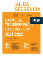 Guia Transferência Externa USP 2021