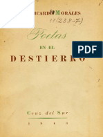 Poetas Del Destierro. Complipación de J.R.morales