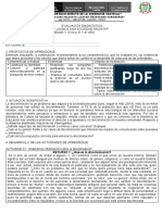 Evaluacion Diagnostica DPCC 3° Y 4° Palccoyo