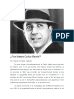 Carlos Gardel Fue Masón