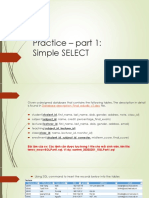 Practice - Part 1: Simple SELECT