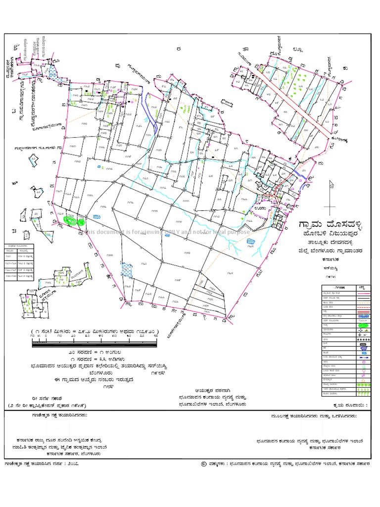 Revenue Map Hosahalli Village PDF