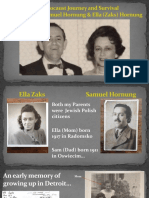 The Holocaust Journey and Survival of My Parents, Samuel Hornung & Ella (Zaks) Hornung