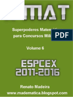 Livro Xmat Vol06 Espcex 2011 2016