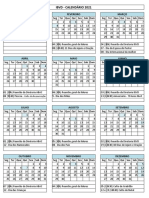 Calendário - Listas e Planilhas 2022