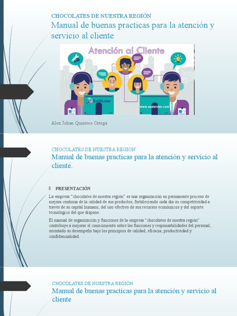 Manual de Buenas Prácticas en Atención al Cliente | PDF | Calidad ...