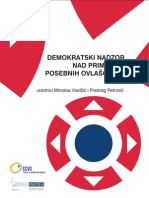 Hadzic I Petrovic (2008) Demokratski Nadzor Nad Primenom Posebnih Ovlascenja