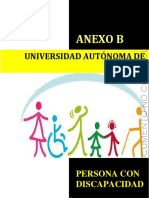 Anexo B - Persona Con Discapacidad