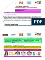 Actividad de Aprendizaje - Tercero 20 de Setiembre