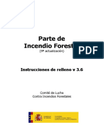 Incendio Forestal: Parte de Incendio y Monte (9a actualización