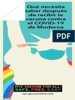 Moderna After Vaccine Brochure SP
