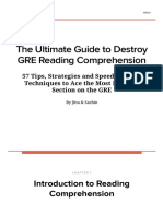 The Ultimate Guide To Destroy GRE Reading Comprehension - CrunchPrep GRE