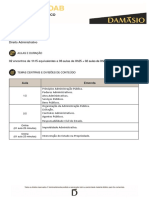 Conteudo Programatico - OAB - Reta Final Exame XXXIV - Completo