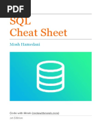 SQL Cheat Sheet