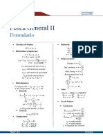 Física General II: Formulario