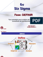 Sesión 2 y 3 - Fase DEFINIR (Six Sigma)