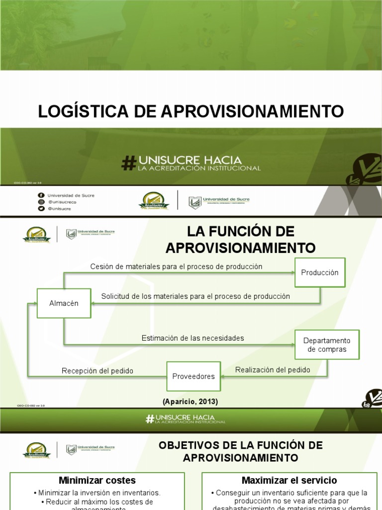 Logística de Aprovisionamiento Eficiente | PDF | Obtención | Inventario