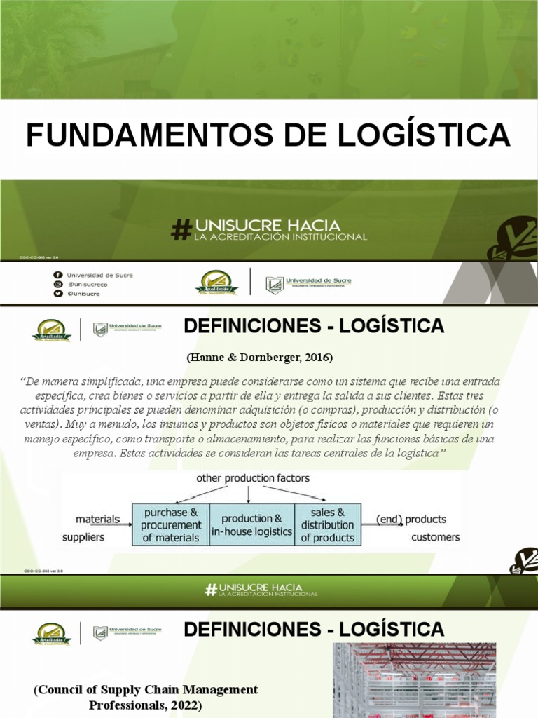 Fundamentos de Logística 12-05 | PDF | Logística | Gestión de la cadena ...