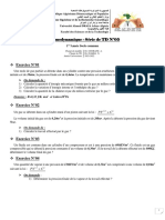 Thermodynamique - Série de TD N°05