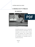 o modelo da Tv pública de Angola