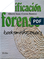 Identificacion Forense - Correa Ramirez - 1era Edición