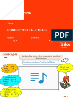 1.° - COM - CONOCEMOS LA LETRA B - II PARTE (Sin Audio)