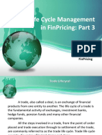 Trade Life Cycle Management in Finpricing: Part 3