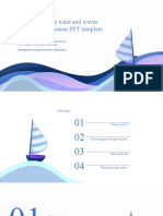 Sail Through The Wind and Waves Summarize Business PPT Template