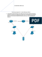 Team Programming Assignment 4 Subnet Addressing in Mininet - Group 6