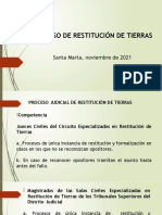 Proceso Judicial de Restitución de Tierras - 2021 (9885)
