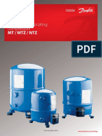 Danfoss Reciprocating compressors MT / MTZ / NTZ datasheet