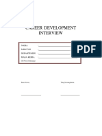 Form Career Development Interview
