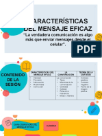 Tema #1 Características Del Mensaje Eficaz