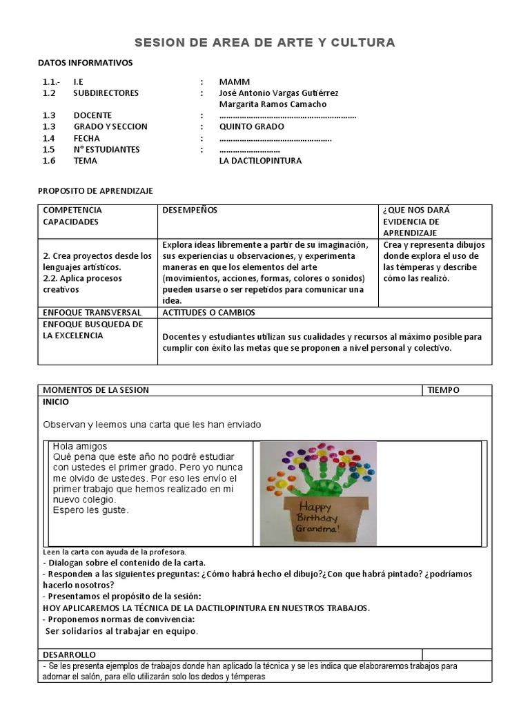 Dactilopintura en Arte y Cultura | PDF | Aprendizaje | Modificación de ...