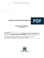 Sistema de Cuentas Nacionales de México 2013