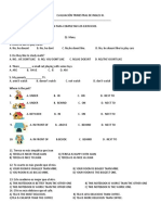 Evaluación Trimestral de Ingles Iii