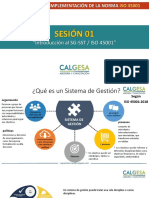 Iso 45001 - Sesion 01