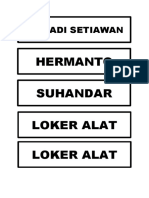 Nama Loker