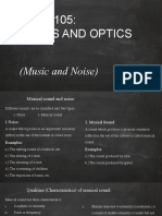 PHYS 105: Waves and Optics