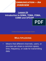 Lesson 04 Introduction To SDMA, TDMA, FDMA, Cdma and Ofdam: © Oxford University Press 2018 All Rights Reserved